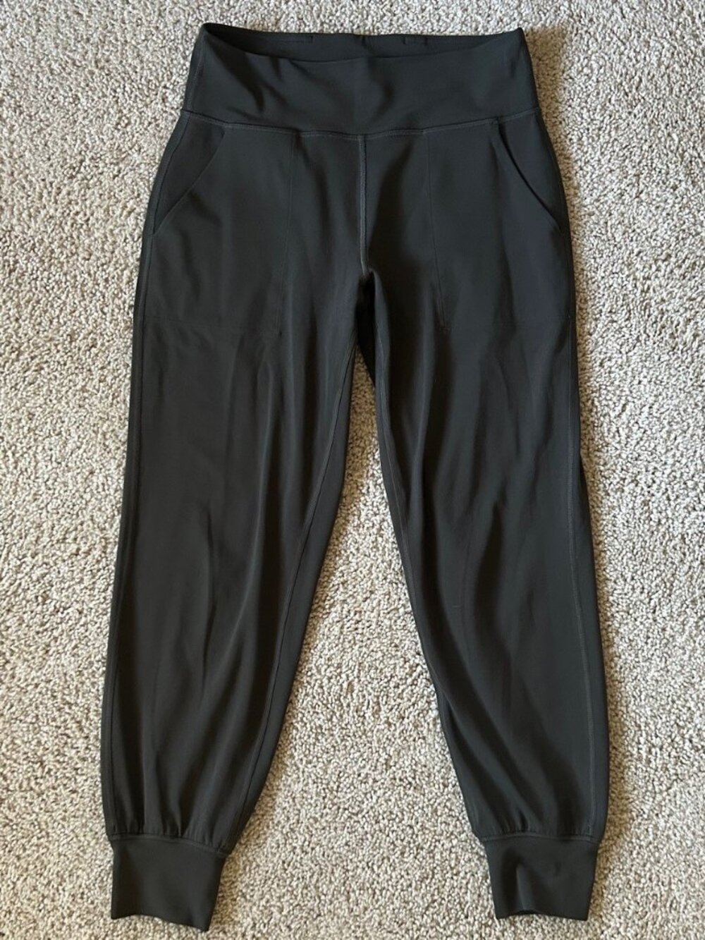LULULEMON Align Dark Olive Ankle Joggers EUC